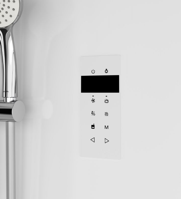 Душевая кабина AM.PM Like Deep 90x90 W80C-020A-090MTA с баней с гидромассажем Душевая кабина AM.PM Like Deep 90x90 W80C-020A-090MTA с баней с гидромассажем