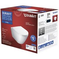 Duravit D-Neo Унитаз подвесной 2577090000, 370 x 540 мм, безободковый, в комплекте с сиденьем 0021690000 цвет: белый ЦЕНА со склада)