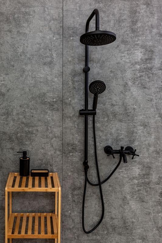 Душевая система Orange Mia M34-933b Черная Душевая система Orange Mia M34-933b Черная