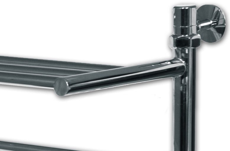 Водяной полотенцесушитель Ника Classic ЛП/ВП 60x40 с полкой Хром