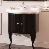 KERASAN Retro 69, раковина 69*52см с 1 отв., цвет: белый