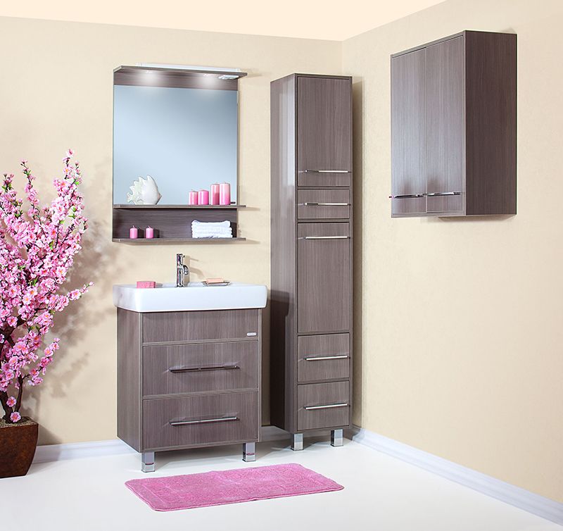 Тумба под раковину Бриклаер Чили 70 венге