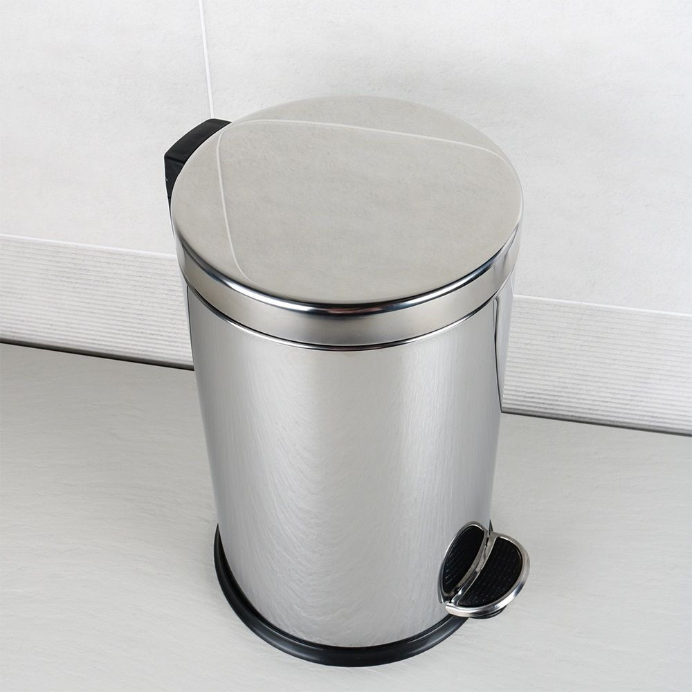 Ведро для мусора FIXSEN HoReCa FX-34024D, хром