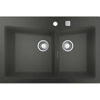 Мойка GROHE K700 с 2 чашами, 838 x 559 мм, серый гранит (31657AT0) Мойка GROHE K700 с 2 чашами, 838 x 559 мм, серый гранит (31657AT0)