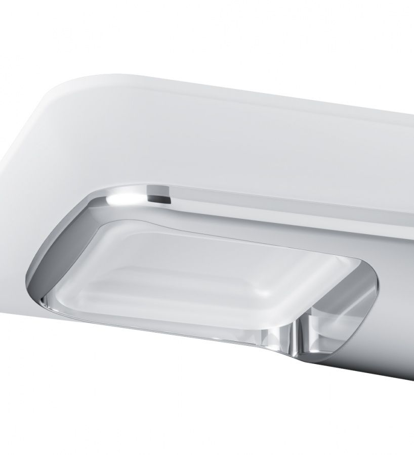 A50A34200 Inspire V2.0, Стеклянная мыльница с настенным держателем, хром, шт A50A34200 Inspire V2.0, Стеклянная мыльница с настенным держателем, хром, шт