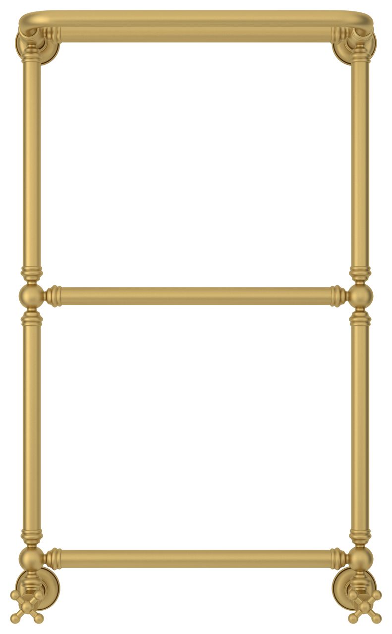 Полотенцесушитель водяной "Ренессанс 1386" 860х500 (Матовое ЗОЛОТО)