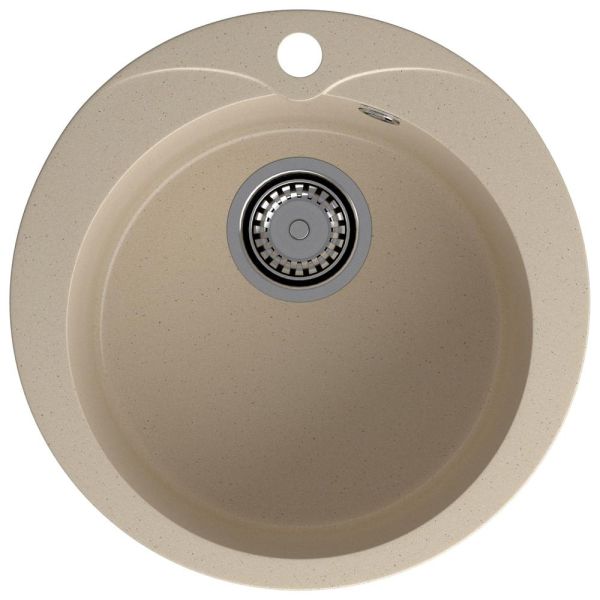 Кухонная мойка GranFest RONDO 480, кашемир