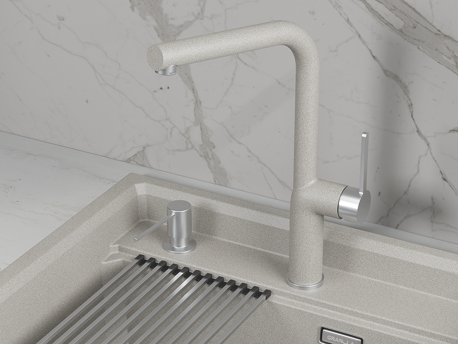 Смеситель для кухни GRANULA (9502, БАЗАЛЬТ), артикул 9502, БАЗАЛЬТ