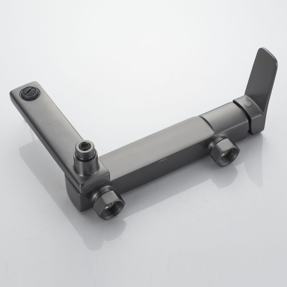 Смеситель для ванны Shevanik S9952T, оружейная сталь