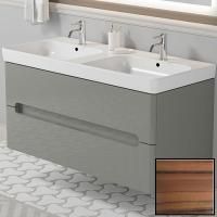 Тумба с раковиной SanVit Форма 120 kforma1201 с фактурой под дерево подвесная Зебрано Тумба с раковиной SanVit Форма 120 kforma1201 с фактурой под дерево подвесная Зебрано