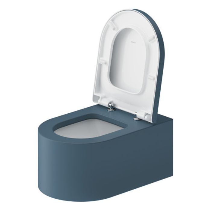 Duravit  Millio Унитаз подвесной  декор &quot;Smooth&quot;  370х570 мм, крепление в компл.,цвет синий матовый