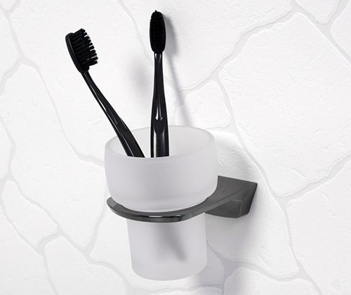 Стакан для зубных щеток WasserKRAFT Glan K-5128 Черный глянцевый Стакан для зубных щеток WasserKRAFT Glan K-5128 Черный глянцевый