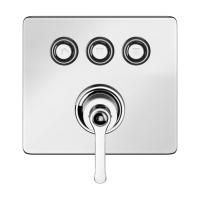 GESSI HI-FI ECLECTIC Смеситель для душа настенный встраиваемый, однорычажный, с 3 запорными кнопками, цвет Хром GESSI HI-FI ECLECTIC Смеситель для душа настенный встраиваемый, однорычажный, с 3 запорными кнопками, цвет Хром