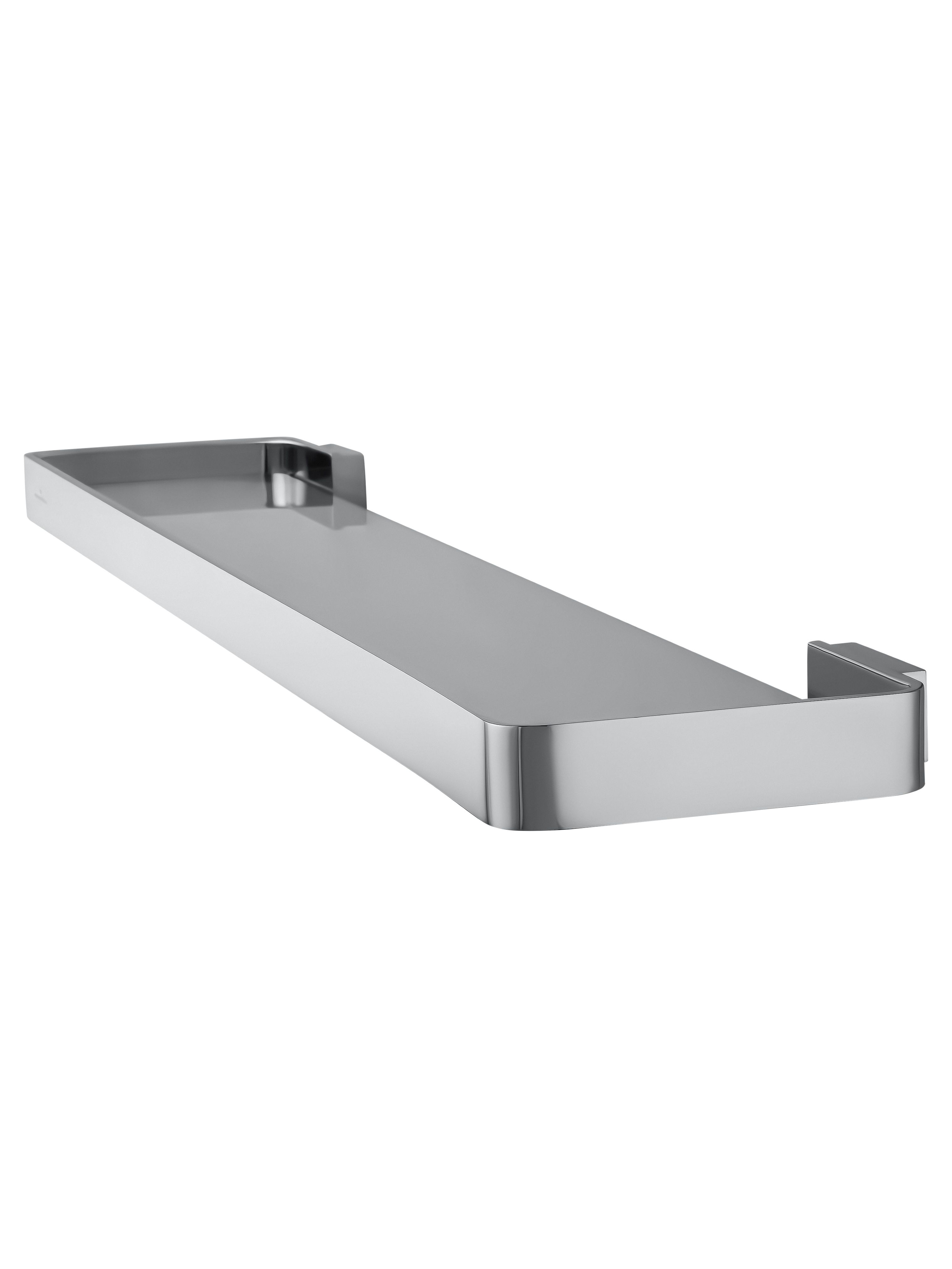 Стеклянная полка для ванной WONZON & WOGHAND LOTTE, Хром (WW-8327A)