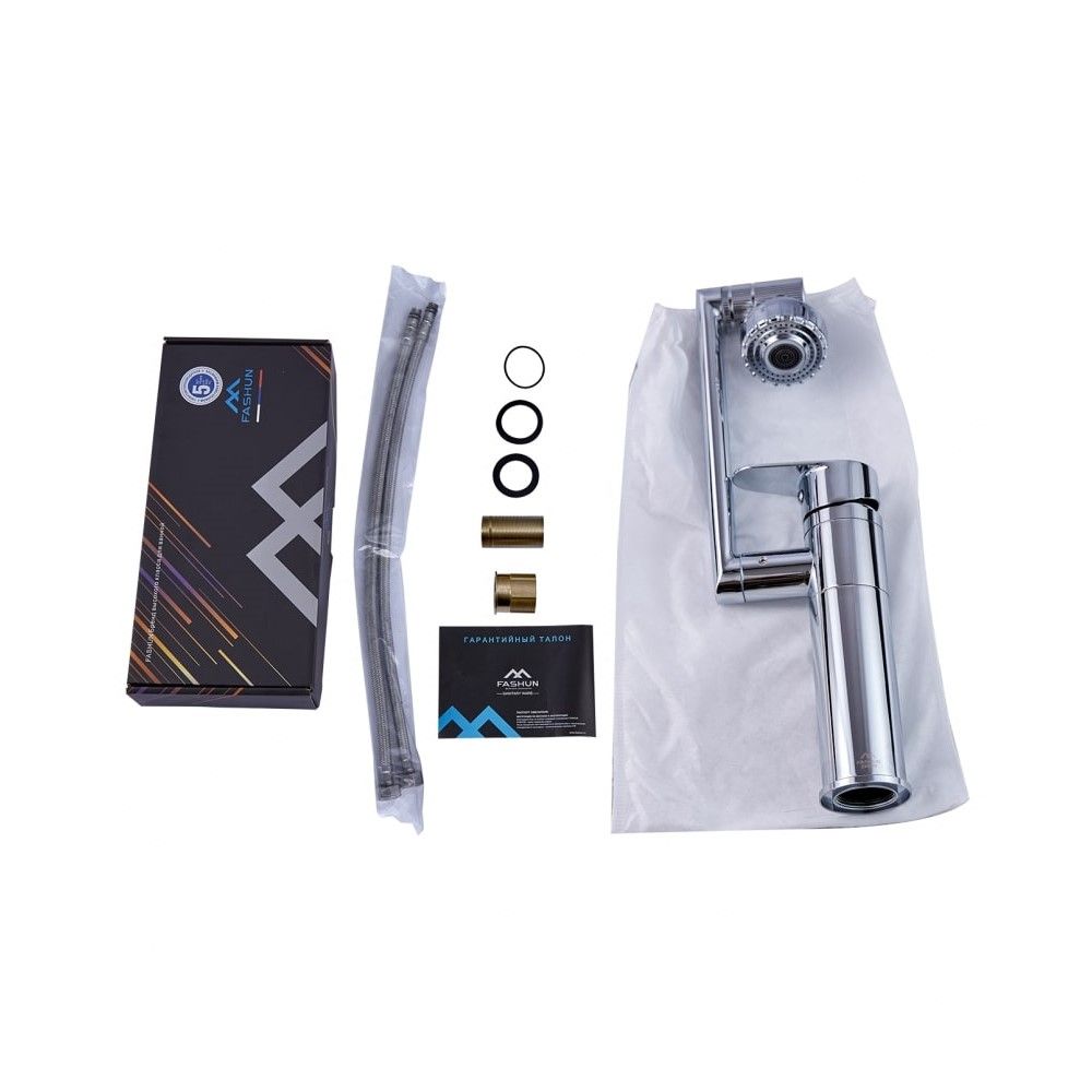 Смеситель для кухни FASHUN A4017, хром