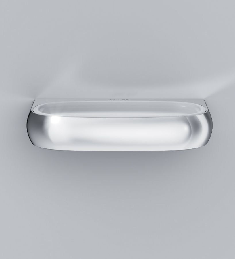 A3034200 Sensation, Стеклянная мыльница с настенным держателем, хром, шт A3034200 Sensation, Стеклянная мыльница с настенным держателем, хром, шт