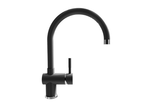 Смеситель ULGRAN Steel 021-003, цвет "вороненая сталь" (US-021-003)