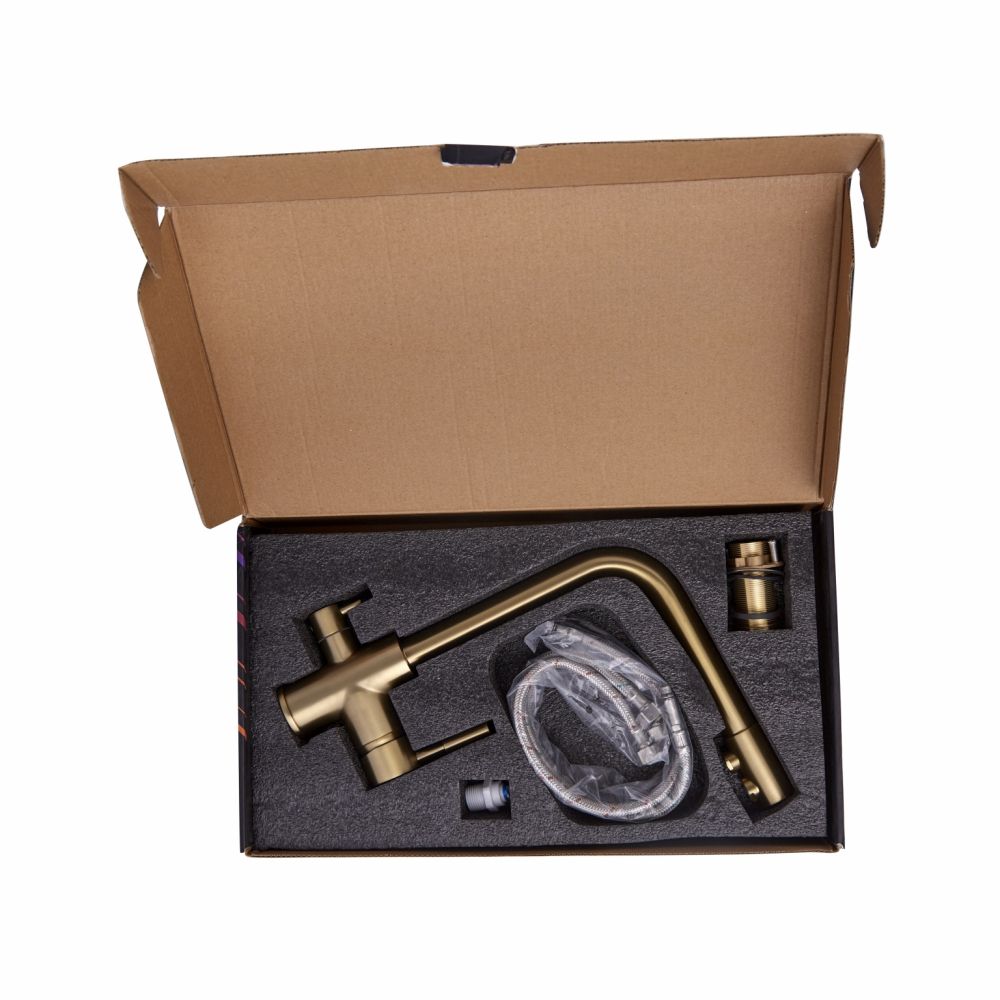 Смеситель для кухни FASHUN A4352-21, бронза