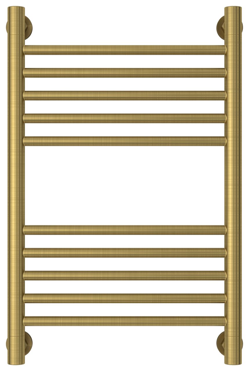 Полотенцесушитель водяной "Богема+" прямая 600х400 (Состаренная ЛАТУНЬ)