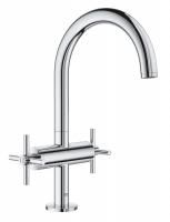 Смеситель GROHE Atrio New двухвентильный для раковины на 1 отверстие, хром (21019003) Смеситель GROHE Atrio New двухвентильный для раковины на 1 отверстие, хром (21019003)