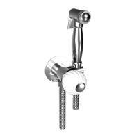 Bongio Rivoli Комплект  гигиенический с миксером, цвет хром, ручка cristallo 00