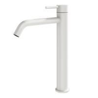 Plumberia Selection IXO Смеситель высокий для раковины h285 mm без д/к, белый матовый