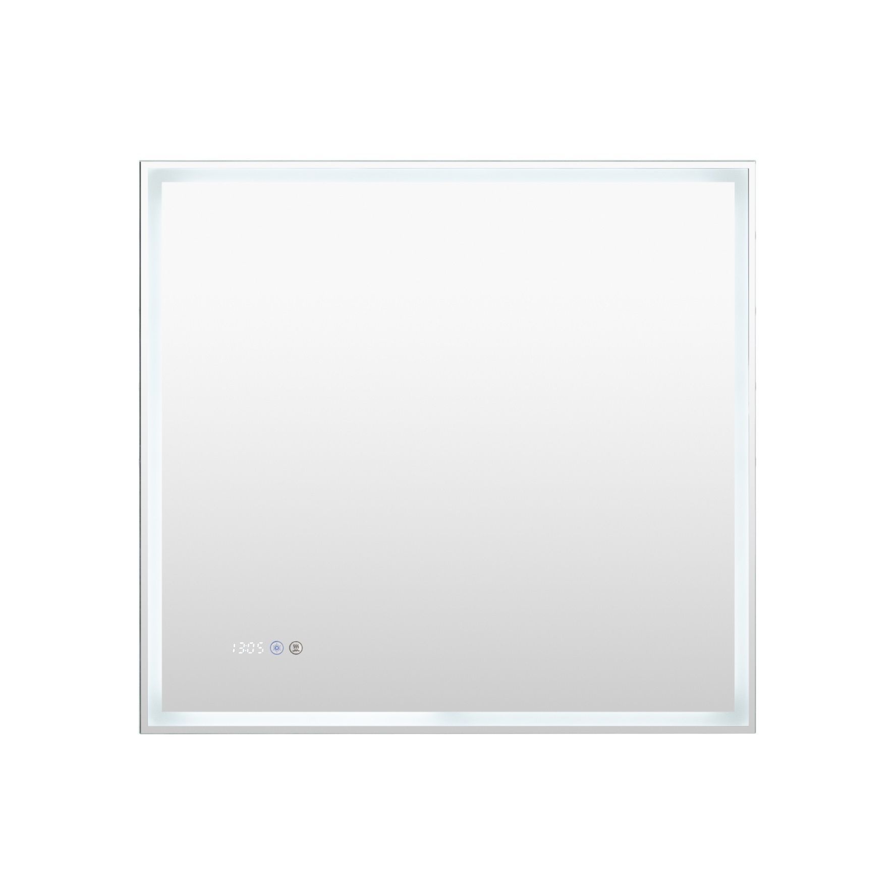 Зеркало Aquanet Оптима 80 белый матовый Зеркало Aquanet Оптима 80 белый матовый