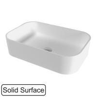 Умывальник WHITECROSS Zircon 58x38 (белый мат) иск. камень