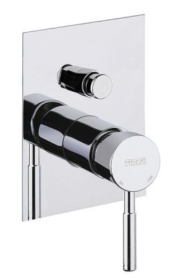 Fiore Xenon, однорычажный встраиваемый смеситель для душа на 2 потребителя, цвет золото