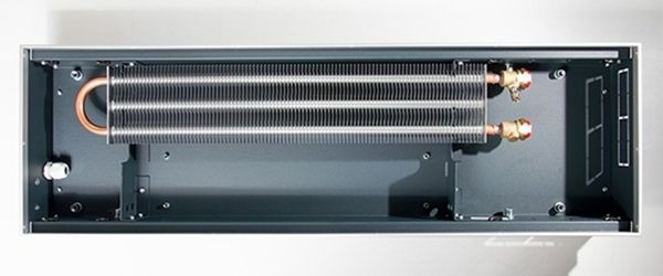 Внутрипольный конвектор Techno Usual KVZ 250-140-1800 без решетки Внутрипольный конвектор Techno Usual KVZ 250-140-1800 без решетки