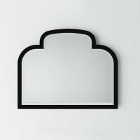 Devon Music Зеркало (100хh80см), рама цвет: черный блестящий