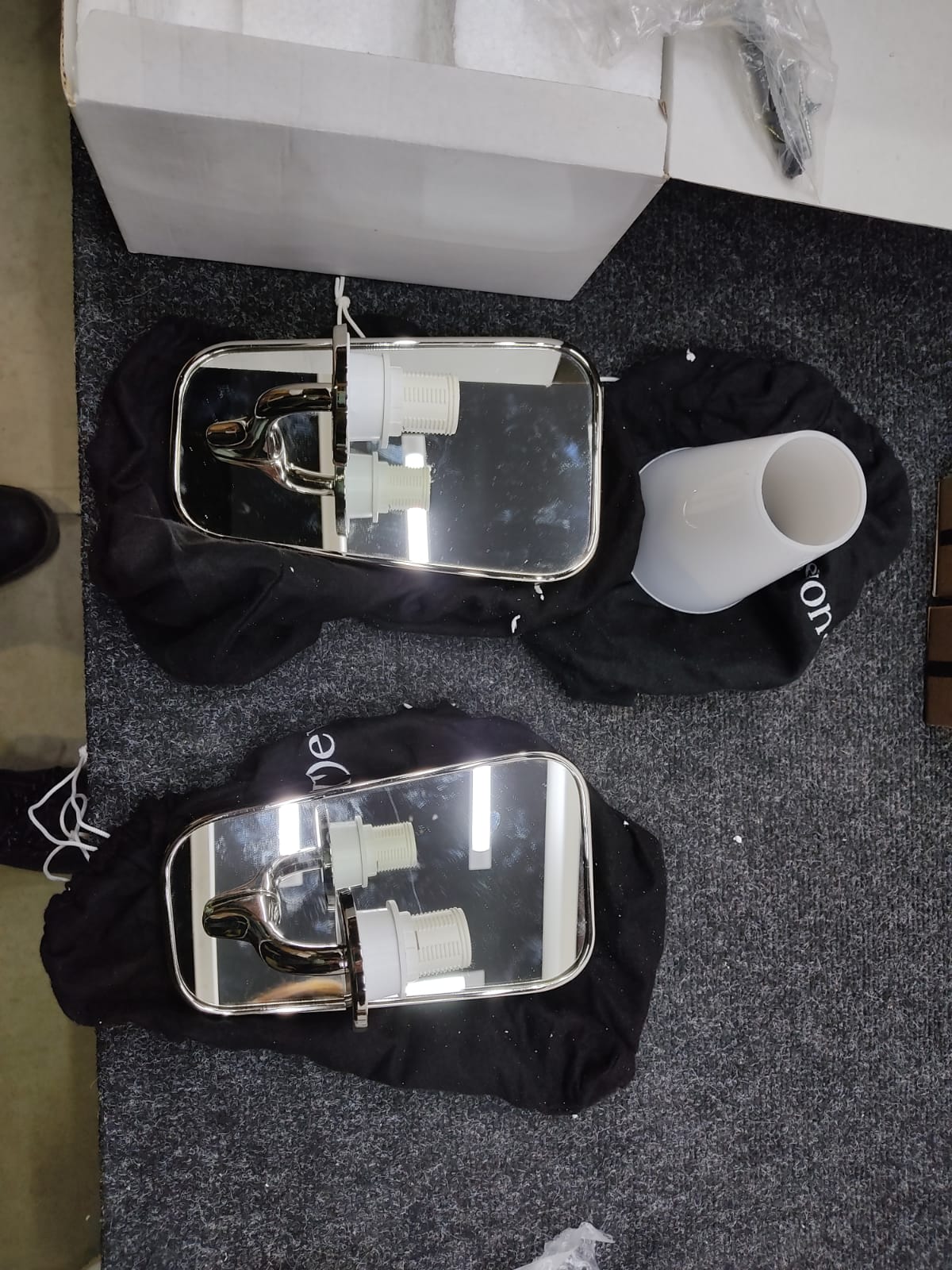 Devon Twinkle Cветильник настенный, 140х210 мм, IP20, цвет: никель блестящий (с царапинами с ВЫСТАВКИ)