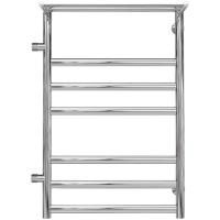 Водяной полотенцесушитель Terminus Хендрикс П7 500x796 4630080268449 с полкой Хром с боковым подключением слева 500