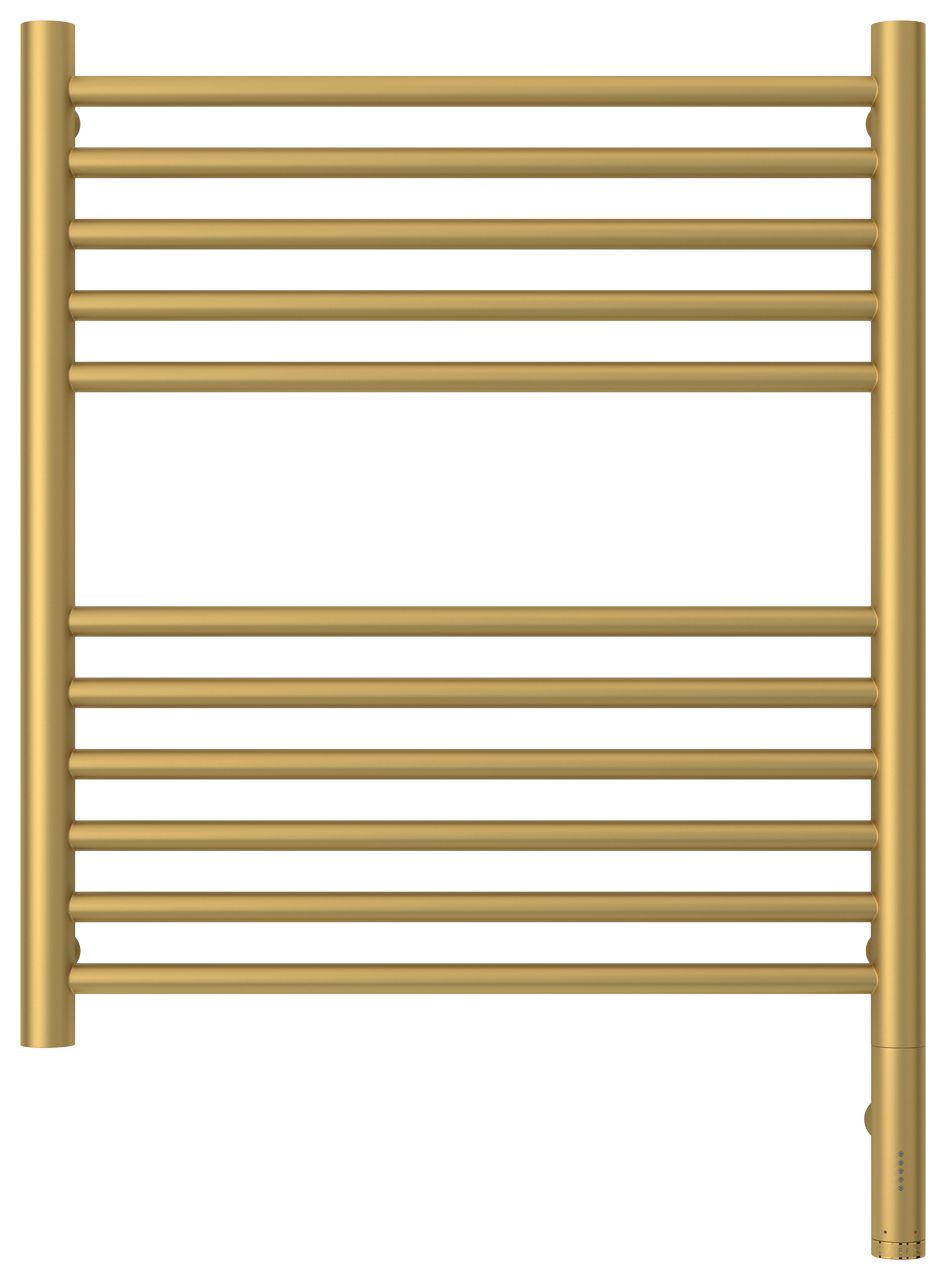 Полотенцесушитель электрический "БОГЕМА 3.0" прямая 600х500 / МЭМ правый (Матовое золото)