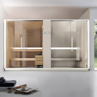 Effegibi Logica SH Сауна & Хаммам система, для ниши, 373x171xh226см, отделка: Soft Sand