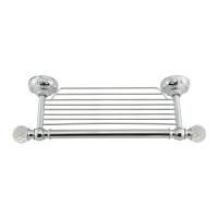 CRISTALIA Полка-решётка L43xH6,5xP14.5 cm, хром/SWAROVSKI