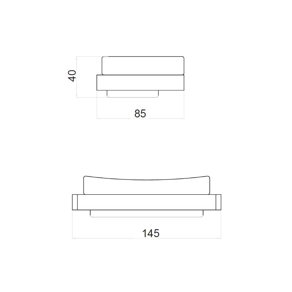 Мыльница Webert Pegaso PE500101010, золото, артикул PE500101010