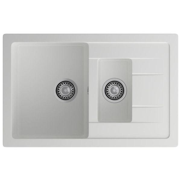 Кухонная мойка GranFest QUADRO 775KL, иней