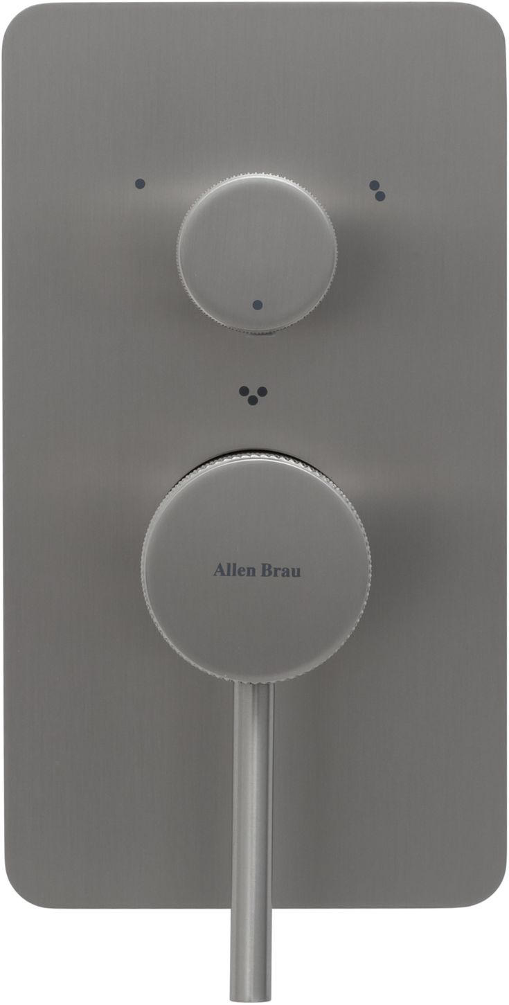 Смеситель для ванны Allen Brau Priority 5.31A11-BN (с внутренней частью, 3 выхода) никель, артикул 5.31A11-BN