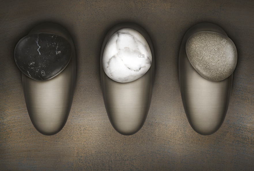 Gessi Equilibrio Смеситель для раковины дизайнерский, на 1 отверстие, без ручки (арт.52002), цвет: Finox