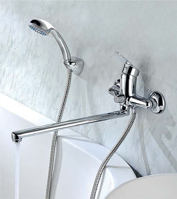 Смеситель для ванны Milardo Hudson HUDSBLCM10 универсальный хром