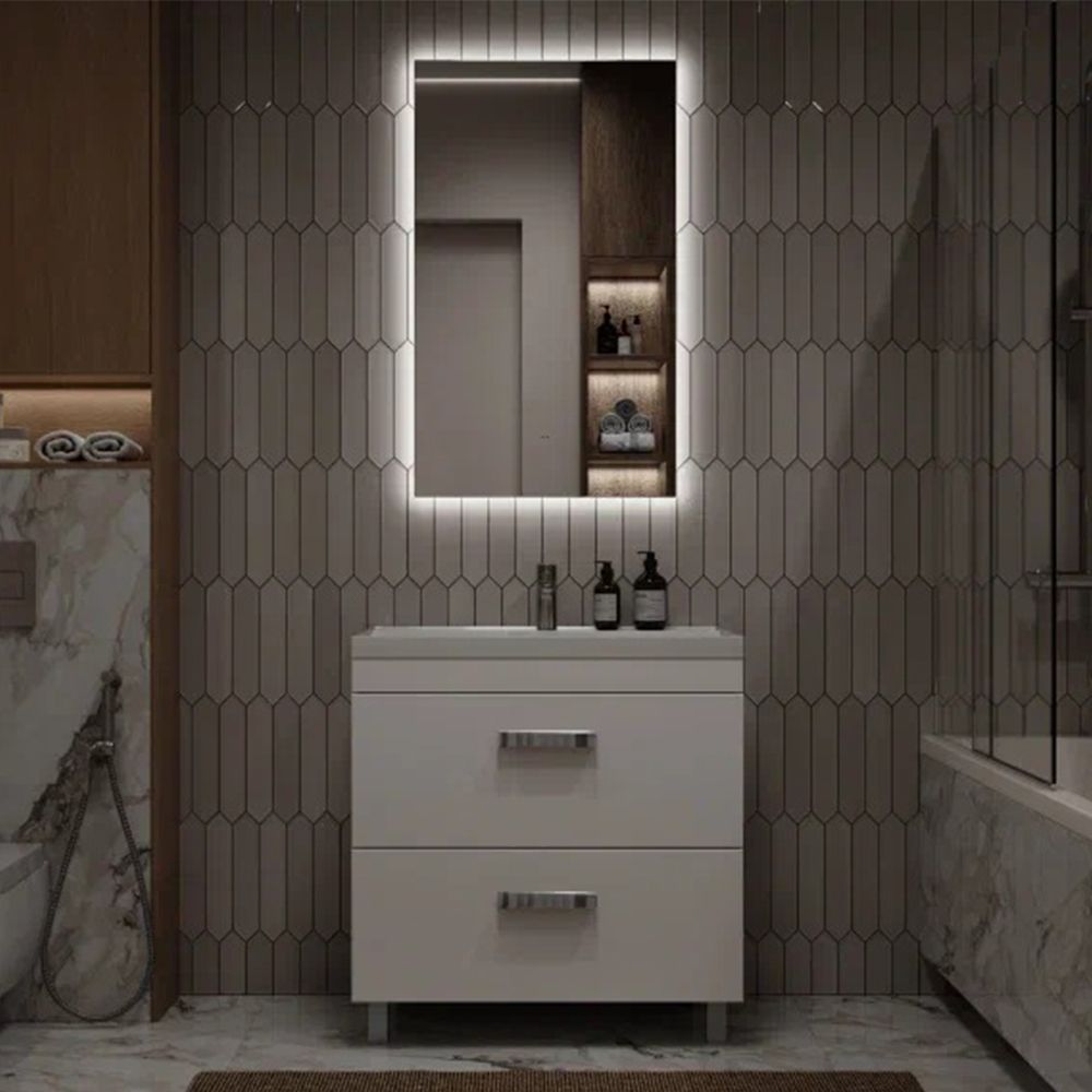 Тумба под раковину напольная Velvex Orlando tn.ORL.CLA.80.2Y белый матовый, 80 см, артикул tn.ORL.CLA.80.2Y белый матовый