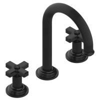 THG GRAND CENTRAL CROISILLON METAL Смеситель для раковины на 3 отверстия, в комплекте с донным клапаном, цвет Matt brass color PVD