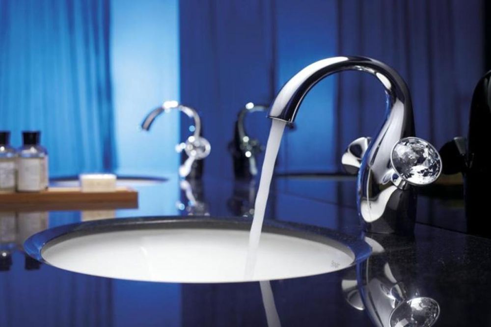 Смеситель для раковины Bravat Swan F14287C-ENG, хром