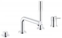 Смеситель для ванны GROHE Concetto New на 4 отверстия с ручным душем и переключателем, хром (19576002) Смеситель для ванны GROHE Concetto New на 4 отверстия с ручным душем и переключателем, хром (19576002)