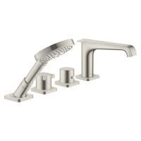 AX Citterio E Смеситель на ванну 4 отв. , цвет сталь AX Citterio E Смеситель на ванну 4 отв. , цвет сталь