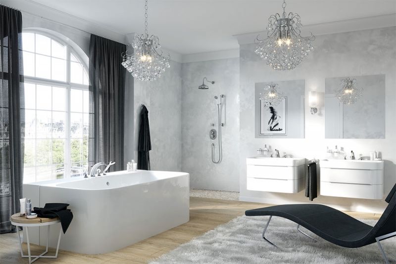 Смеситель на борт ванны Kludi Adlon 5152405G5 Хром Смеситель на борт ванны Kludi Adlon 5152405G5 Хром