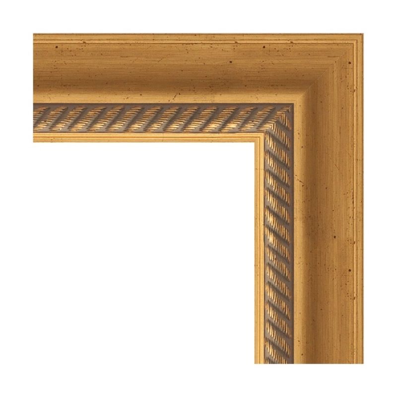 Зеркало Evoform Exclusive-G 153х63 Состаренное золото с плетением