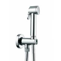 Bossini Paloma Гигиенический комплект: лейка, держатель со штуцером, шланг 1250 мм, цвет: хром Bossini Paloma Гигиенический комплект: лейка, держатель со штуцером, шланг 1250 мм, цвет: хром