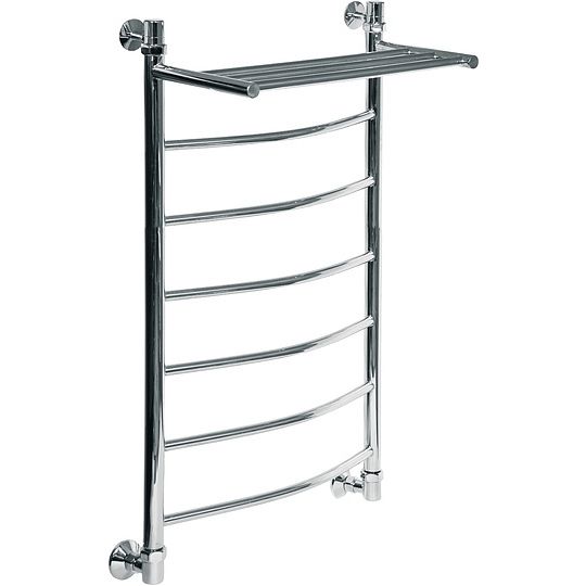 Водяной полотенцесушитель Ника Arc ЛД/ВП 100x50 с полкой Хром